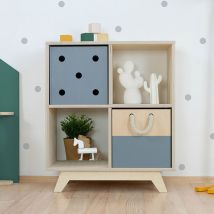 Meuble De Rangement Nabosky Verni 2x2 - Benlemi