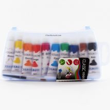 Lot De 10 Tubes De Peinture Gouache - 10 Ml - Accessoires -by Ulmann - Atoutbois