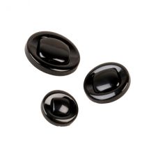 Bouton Rond À Queue Noir - My mercerie