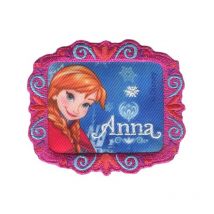 Ecusson Broderie La Reine Des Neiges Anna 7x6cm - Disney