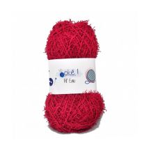 Fil Éponge À Tricoter Fil'eau Avec 4 Modèles Et Explications - 100gr - Oké ! 37 Rose