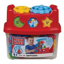 Baril Spin'n Sorter 32 Pièces - Méga Bloks - 590 - Jeu De Construction - Mega Bloks