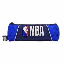 Trousse Scolaire Ronde Nba - Basketball Bleu Marine -bagtrotter