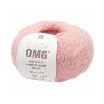 Fil Exceptionnel À Tricoter Luxury Omg - Rico Design 02 Rose