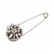 Broche Métal Edelweiss 75 Mm X 1 - Union Knopf Gris - PrymUnionKnopf
