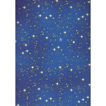 Rouleau Ciel Etoile 1.5 X 0.7m - Bleu - Graine Creative