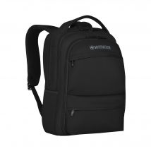 Sac À Dos Wenger Fuse Pour Ordinateur Portable 15,6' Avec Pochette Pour Tablette - Poignée Et Bretelles Rembourrées - Noir - Wenger