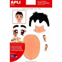 Gommettes Le Visage X 24 - Apli
