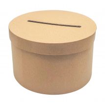 Urne Ronde Kraft 24,5 X 24,5 X 15 Cm - Megacrea DIY