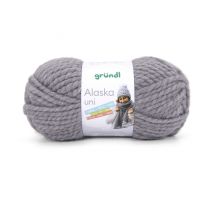 Pelote De Laine À Tricoter Alaska - 100gr - Gründl Gris (09)