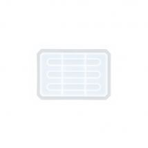 Moule En Silicone 13 Cm X 9,5 Cm - Porte-savon Rectangle - Jesmonite