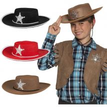 Chapeau Shériff - Enfant Brun - Boland