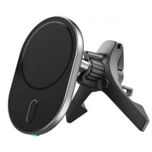 Force Power Chargeur Voiture Grille Aération Compatible Magsafe 15w Noir