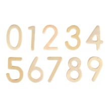 Chiffres En Bois De Zero À Neuf 3 Cm 30 Pièces - Megacrea DIY