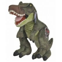 Peluche Dinosaure T-rex Vert 40 Cm - Jurassic Park - Dino Tyrannosaure - Peluche Licence - Nicotoy