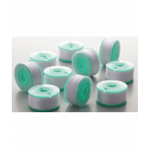 Pack De 10 Canettes Préremplies Pwb90 – Fil Polyester Blanc – Ø 20 Mm - Brother Blanc