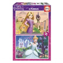 2 Puzzles De 48 Pieces Disney Princesses - Educa Borras