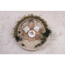 Ensemble De Sièges En 3 Pièces, Blanc, 2 Chaises + 1 Table, 1 Set - Rayher