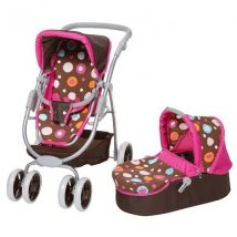 Landau Combine 2 En 1 Coco Marron Pop Poupee - Knorrtoys - 90713