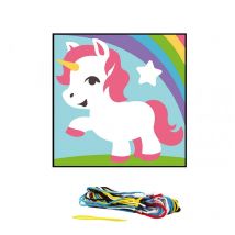 Kit De Canevas Pour Enfant Seg De Paris Motif Licorne - SEG