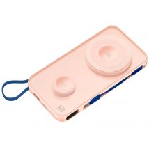 3mk Chargeur De Secours Magsafe 10000 Mah Avec Câble Lightning Et Usb C Rose