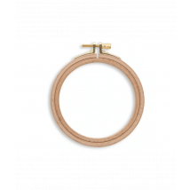 Cadre À Broder Hêtre Love Diamètre 10 Cm - Prym Naturel Marron