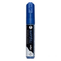 Marqueur - Peinture Acrylique - Bleu Saphir - Permanent - Pointe Biseautée 12mm - Marbel - Darwi