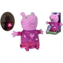 Peppa Pig Peluche Bonne Nuit Peppa Avec Son Et Lumière - Simba