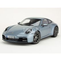 Voiture Miniature De Collection - Norev - Porsche 911/992 Carrera S 2024 - Échelle 1/18 - Polar Silber Metal - Monté Métal - Norev