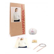 Kit Tricot Pull Mohair Femme Bertille Ecru 46/48 - Phildar