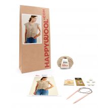 Kit Tricot Gilet Huberte Dune 46/48 - Phildar