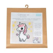 Kits Canevas Enfant - 17 X 17 Cm -trimits Licorne