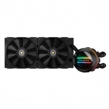 Refroidisseur Gaming - Cougar Gaming - Poseidongt240 - 2 Ventilateurs - 34,5 Db - Alliage D'Aluminium - 4,2 W - 600-2000 Tr/min