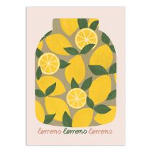 Affiche 50x70 Cm - Citrons Confits - El Buen Limon - Wall Editions