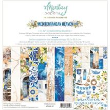 12 Papiers Scrapbooking 30,5 X 30,5 Cm Mintay By Karola Mediterranean Heaven - MINTAY