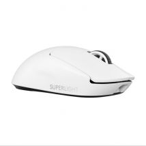 Souris Logitech G Pro X Superlight 2 Lightspeed Souris Gaming Sans Fil, Légère - Blanche