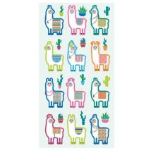Autocollants Puffies - Lamas & Cactus - Artemio