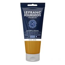 Peinture Acrylique - Ocre Jaune - 302 - Fine - Lefranc Bourgeois - Tube 80ml