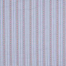 Tissu Rayures Coeurillon Sur Fond Bleu Clair - Au Mètre