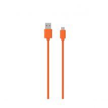 Jaym Câble Micro-usb Vers Usb-a 2,4a Charge Et Synchronisation Collection Pop 1,5m Orange