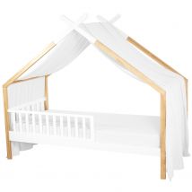 Ciel De Lit Cabane, Toile En Gaze De Coton, Jeanne - Sevira Kids