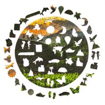 Puzzle En Bois - Le Champ De Thé - Creatifwood