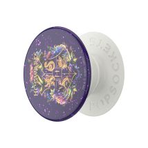 Popsockets Pop Grip Pour Smartphones Standard Design Hogwarts Floral Pailletés Blanc - Popsockets