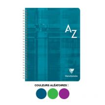 Carnet - Répertoire - A À Z - 17x22 Cm - Grands Carreaux - 100 Pages - Spirales - Clairefontaine