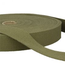 Film 20m Sangle Coton Kaki - MyMercerie
