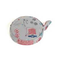 Centimètre Enrouleur 150cm Motif Mercerie - Distrifil Ecru