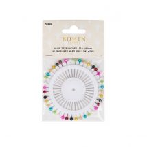 Epingles À Tête Nacrée Couleurs Assorties - 40 Pcs - Bohin