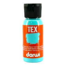 Peinture Pour Tissus - Vert Menthe - Opaque - Peinture À L'Eau - Tex - Darwi - 50ml