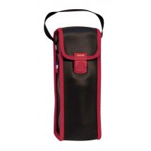 Sacoche Souple Pvc Noir/rouge Pour 3 Boules De Pétanque Et Cochonnet Avec Poignée En Jaftex - Maroquinor - Cadetel