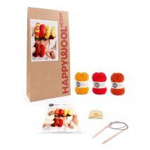 Kit Tricot Chouchou Sofia Rouge Tu - Pingouin